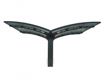 Palram-Canopia Carport Arizona Double Breeze Wings & Arch 5,8x5m Polycarbonat